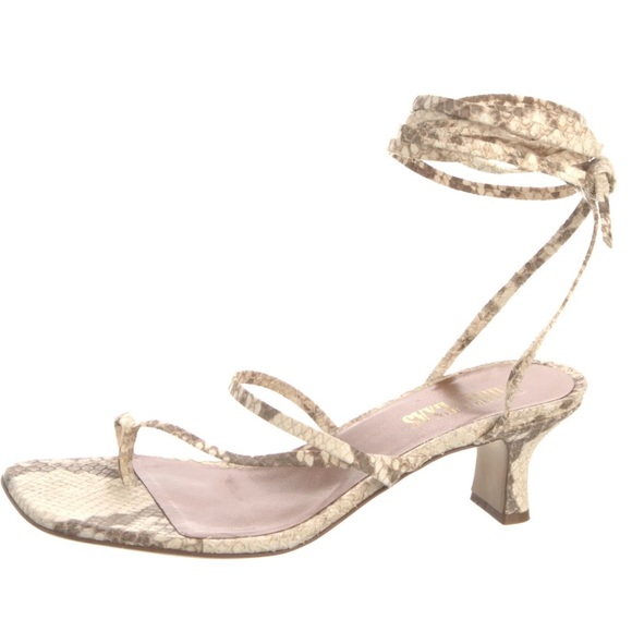 Paris Texas leather animal print gladiator sandals - Picture 2 of 8